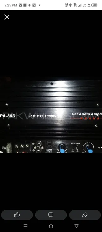PA-80d  1000 watts  car amplifier Image-1