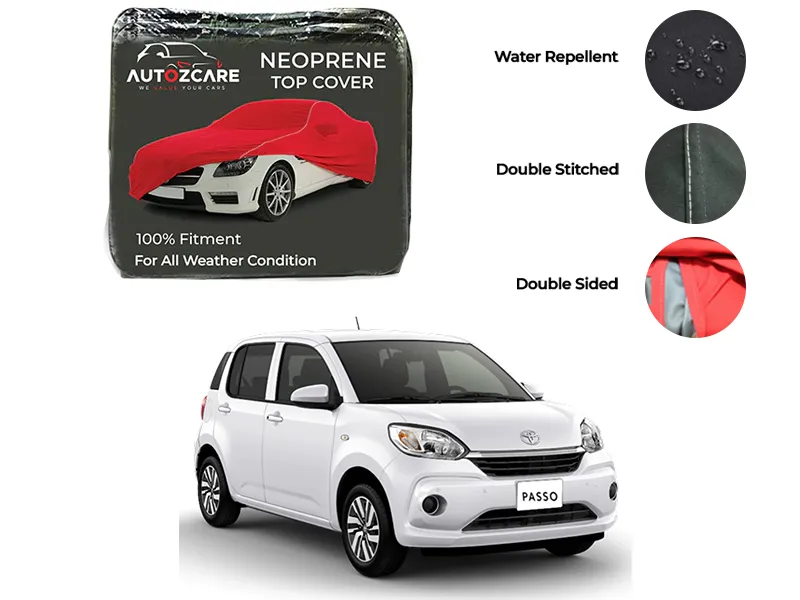 Toyota Passo Neoprene Top Cover - Model 2017-2025 Image-1