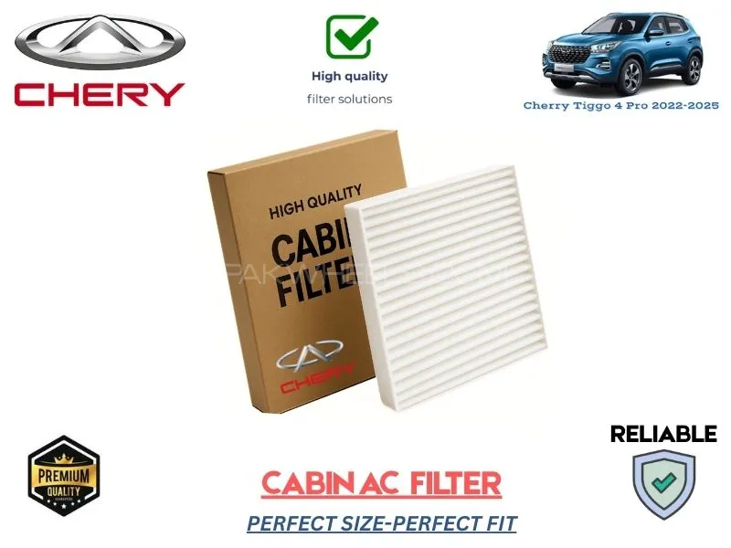 Chery Tiggo 4 Pro 2022-2025 HIGH QUALITY CABIN FILTER Image-1