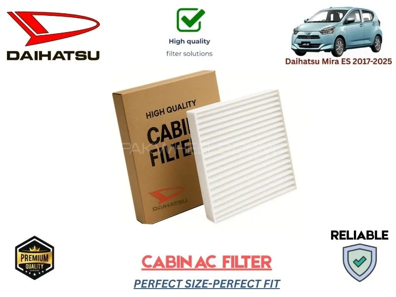 Daihatsu Mira Es 2017-2025 HIGH QUALITY CABIN FILTER Image-1