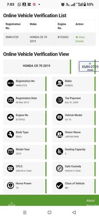 Honda CD 70 2019 for Sale Image-1