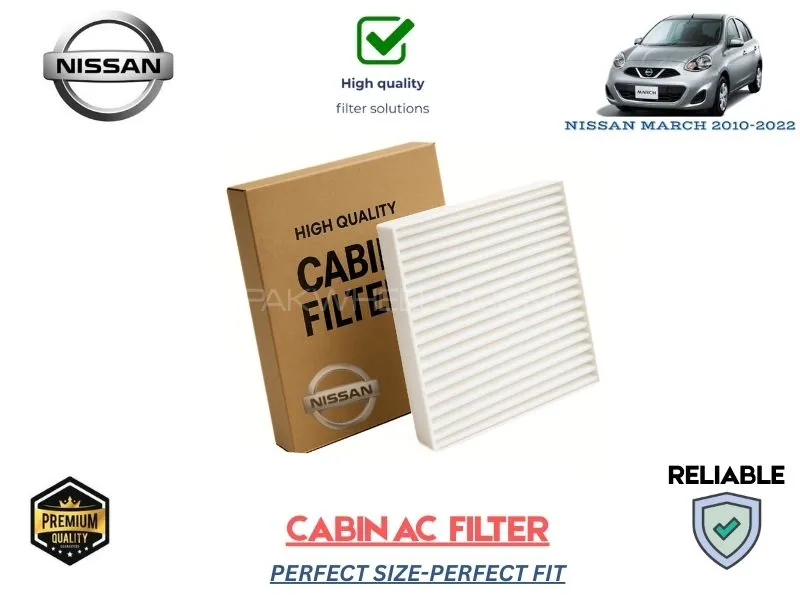 Nissan March 2010-2022 HIGH QUALITY CABIN FILTER Image-1
