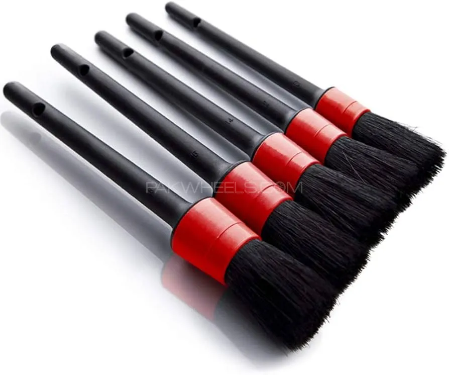 5pcs Synthetic Brush | Car Detailing Brush Set Image-1