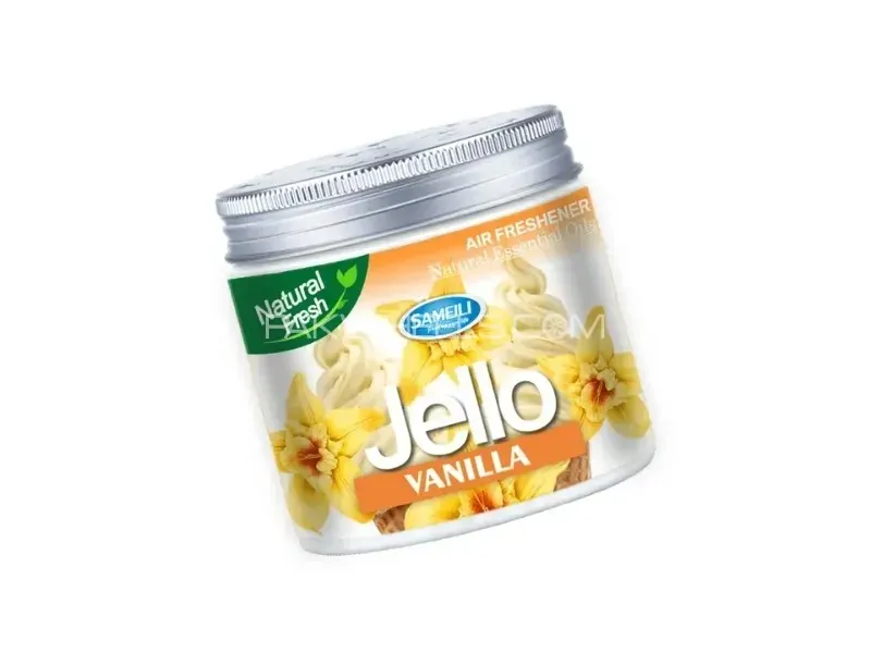 Jello - Gel Air Freshener For Car and Home Office Vanilla Click Photo to Enlarge Image-1