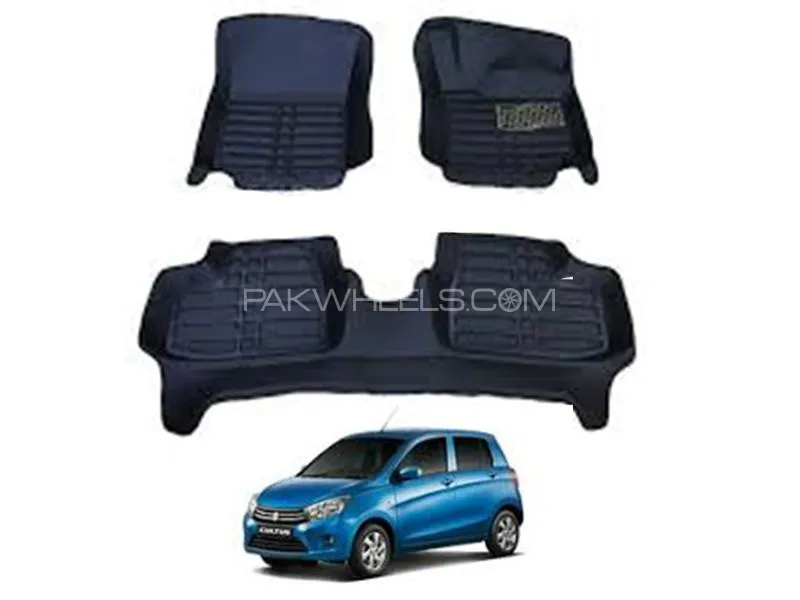 5D Floor Mat For Suzuki Cultus 2017-2023 - Black Image-1