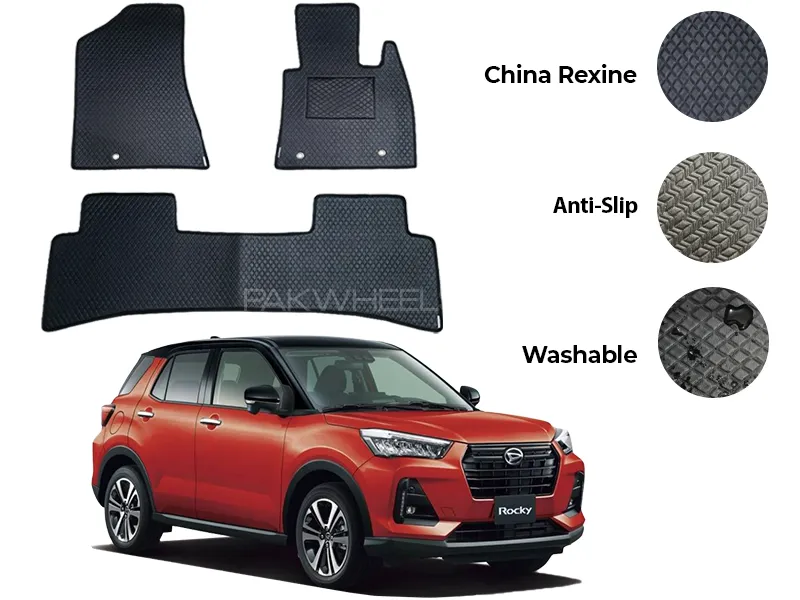 Daihatsu Rocky China Rexine Floor Mat 3PCS - Model 2019-2025 Image-1
