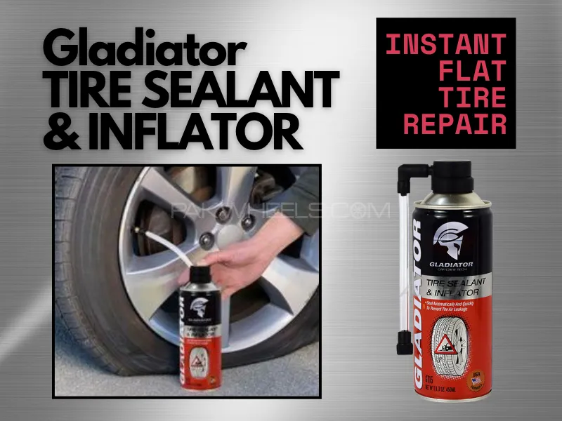 Gladiator Tire Sealant & Inflator – Instant Flat Tire Repair