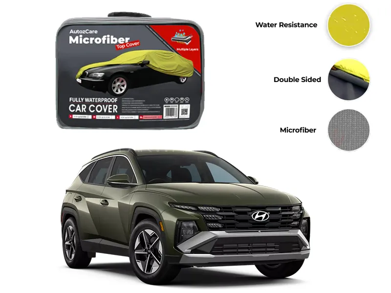 Hyundai Tucson Microfiber Car Top Cover - Model 2025 Image-1