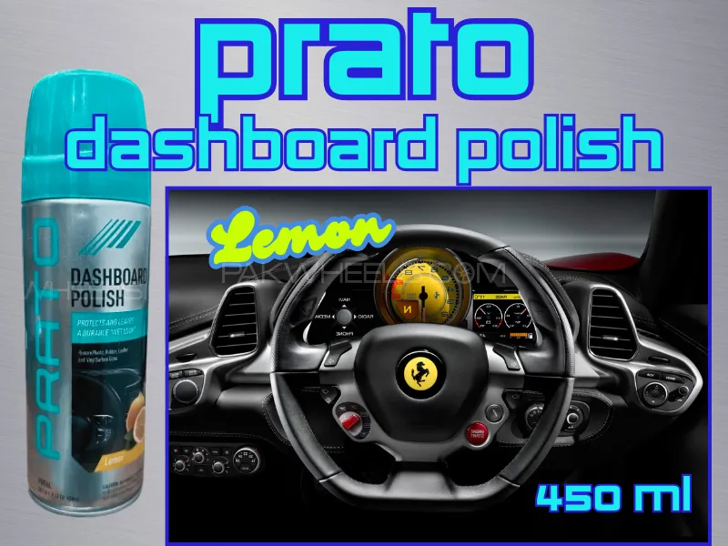 Prato Dashboard Spray 450ML LEMON | Dashboard Polish Image-1