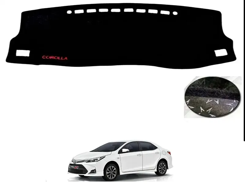 Toyota Corolla 2022-2023 Dashboard Mat - Velvet Dashboard Mat Image-1