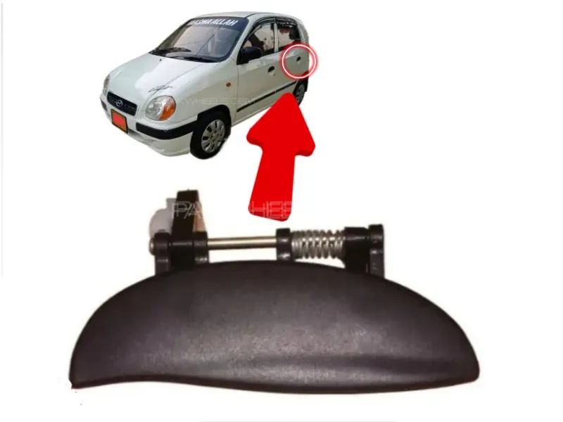 Hyundai Santro 2003-2014 Rear Right Side Outer Handel | 1 Pcs Image-1