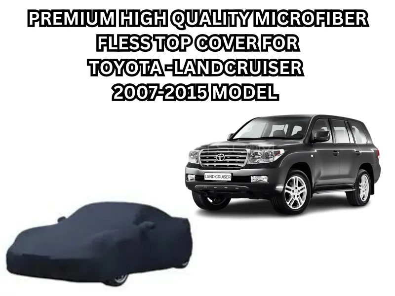 Premium High-Quality Waterproof & Dust-Proof Microfiber Fleece Top Cover for Toyota Land Cruiser Image-1