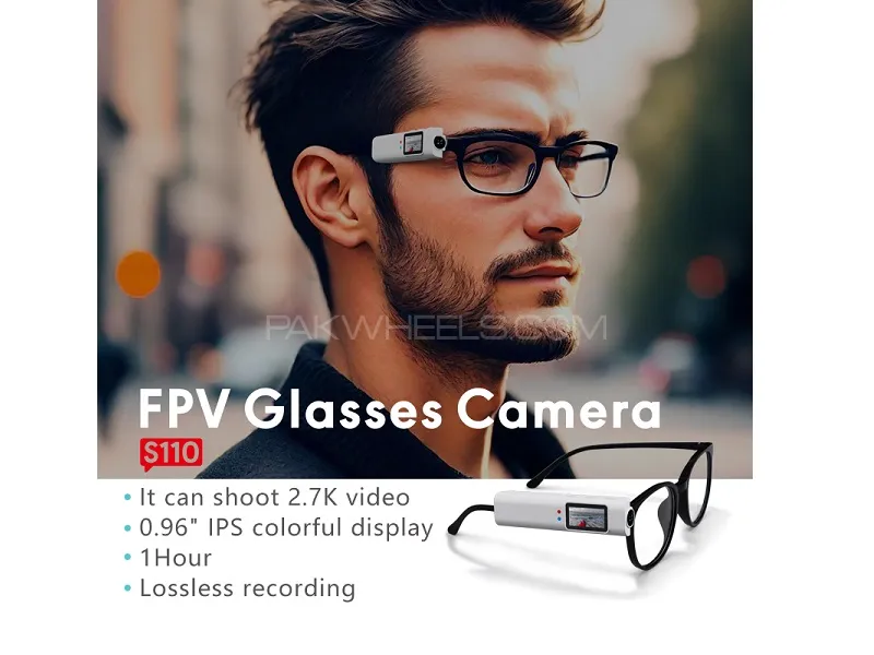 Riding and Driving Glasses with Mini Camera WIFI Video Recording Image-1