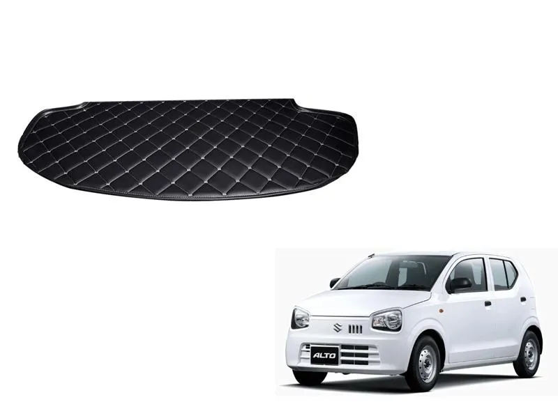 Suzuki Alto 2018-2025  7D Trunk Mat Black Image-1