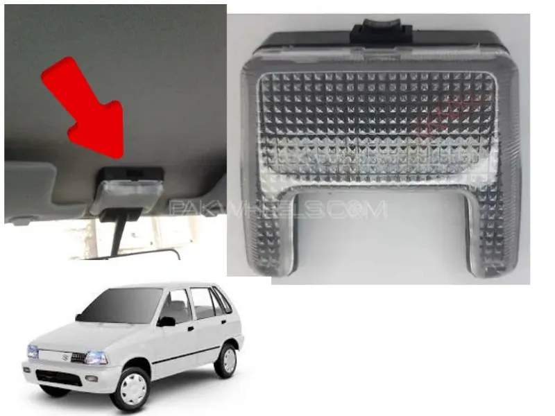 Suzuki Mehran 1988-2019 Interior Roof Light Image-1