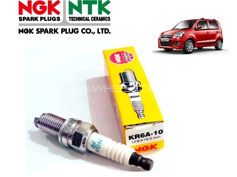 Suzuki Wagon R 2014-2023 NGK Spark Plug - 3 Pcs - KR6A10 Image-1