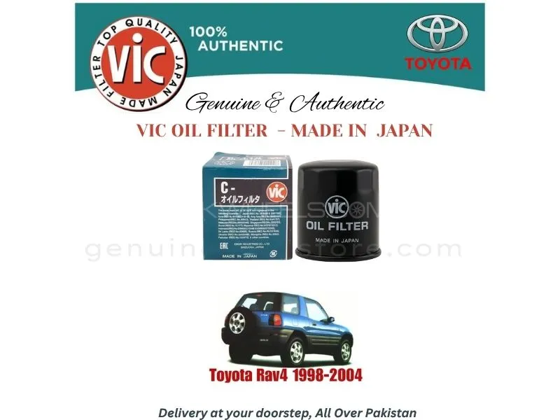 Toyota Rav4 1998-2004 VIC OIL FILTER - MADE IN JAPAN Image-1
