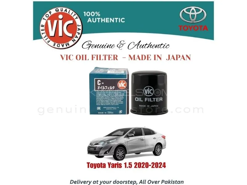 Toyota Yaris 1.5 2020-2024 VIC OIL FILTER - MADE IN JAPAN Image-1