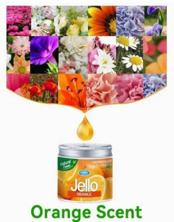 Jello Air Freshener Orange Flovour 220g Image-1