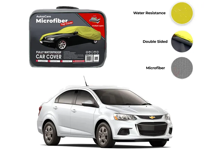 Chevrolet Aveo Microfiber Car Top Cover - Model 2012-2020 Image-1