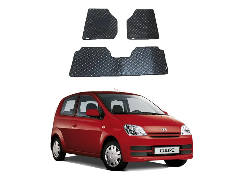 Daihatsu Cuore 7D Floor Mat ( Flat Style ) - Model 2000-2012 Image-1