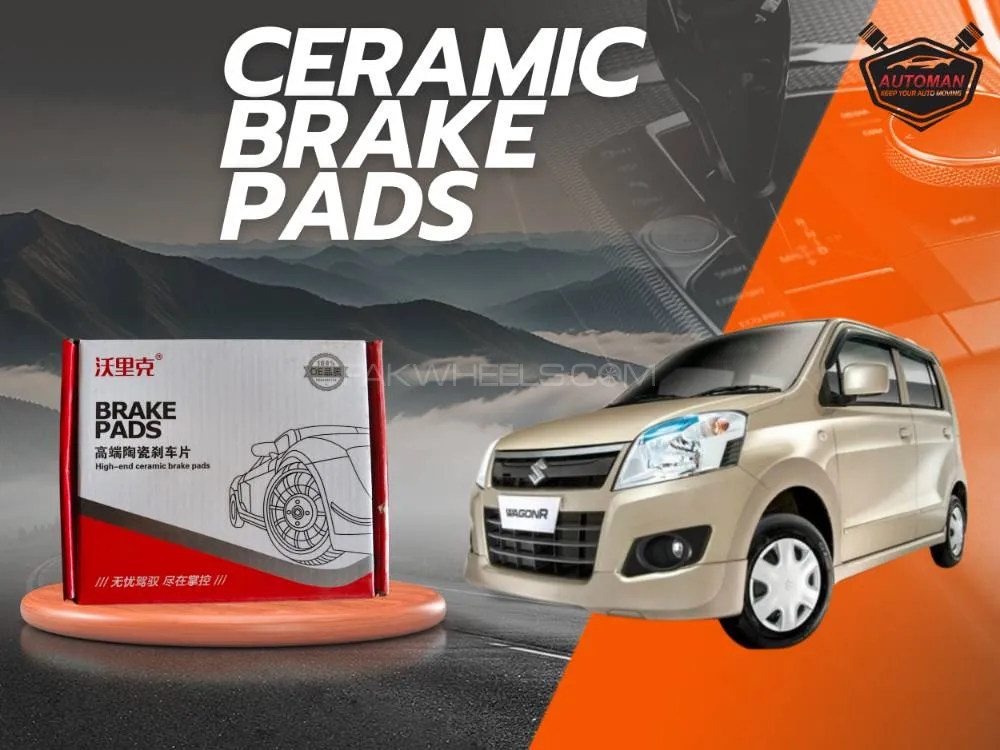 "Front Ceramic Brake Pads – Suzuki WagonR Hi-Track | Superior Stopping Power & Durability" Image-1