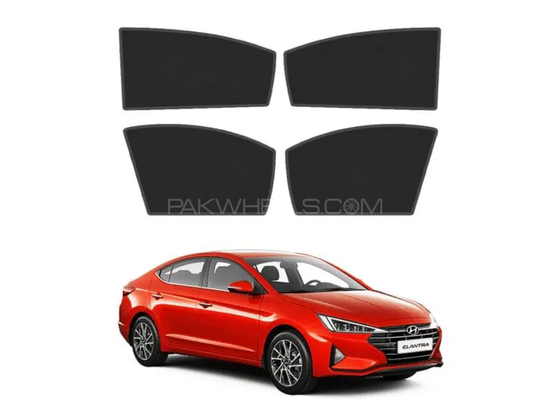 HYUNDAI ELANTRA 4 Pcs Sunshades/Curtains (2021-2024) Image-1