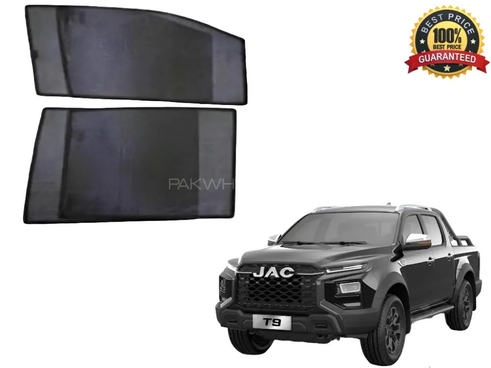 JAC T9 Hunter Foldable & Flexible Sunshade 2025-2026 - 4 PCS Side Sun Shade for JAC T9 Hunter. Image-1