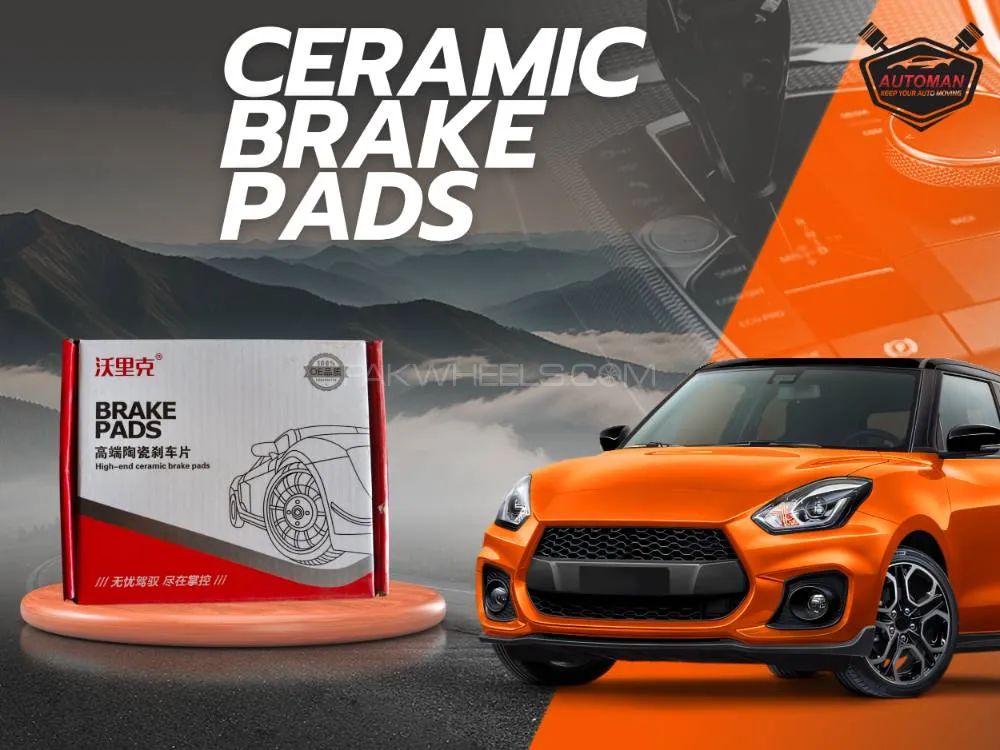 Premium Front Ceramic Brake Pads – Suzuki Swift Hi-Track (High Performance | Automanpk Premium Front Ceramic Brake Pads – Suzuki Swift Hi-Track (High Performance | Automanpk Image-1