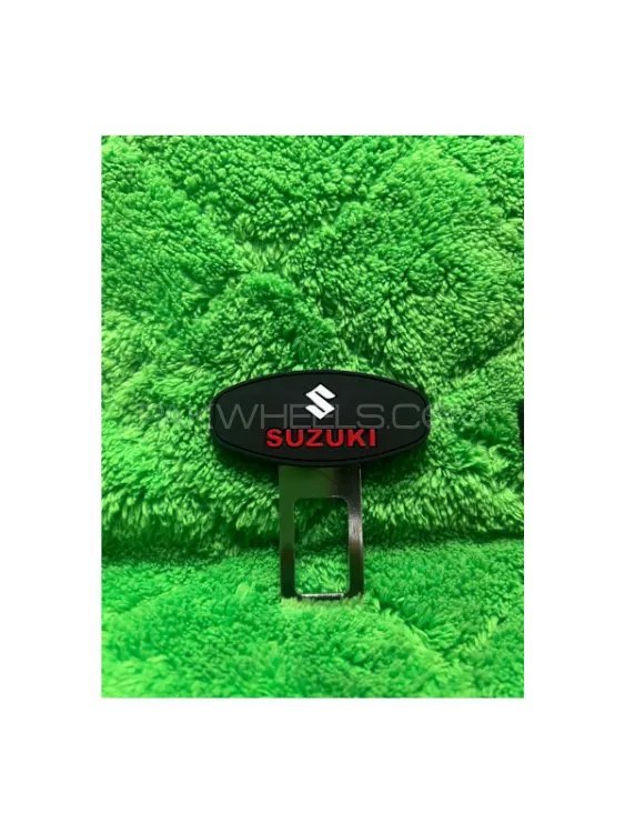 2 PIECE Suzuki Logo Seat Belt Clip Double Image-1
