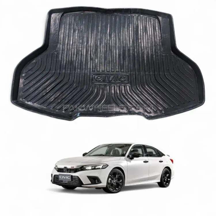 Honda Civic 2022 Trunk Tray Mat (TPU) Image-1