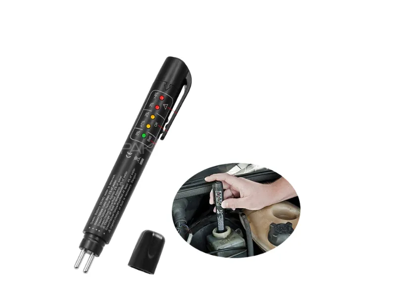 Zingfix Brake Fluid Tester Pen – LED Moisture Check Tool Image-1