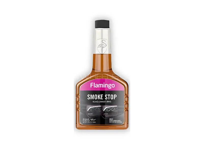 Flamingo Smoke Stop 354ml – Engine Oil Additive to Reduce Exhaust Smoke & Oil Burning Image-1