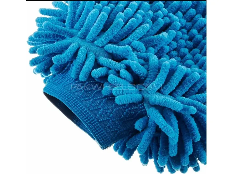 Micro Fiber Glove soft For CAR WASH / Home Used Also Image-1