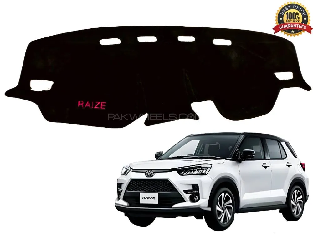 Toyota Raize 2021 to 2025 Dashboard Mat - Velvet Dashboard Mat - Non Slip Dashboard Mat Fur. Image-1
