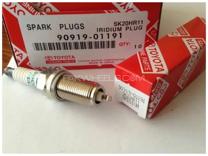 Denso Spark Plugs SK20HR11 - 4 Pcs For Toyota Vitz 2017-2023 Image-1