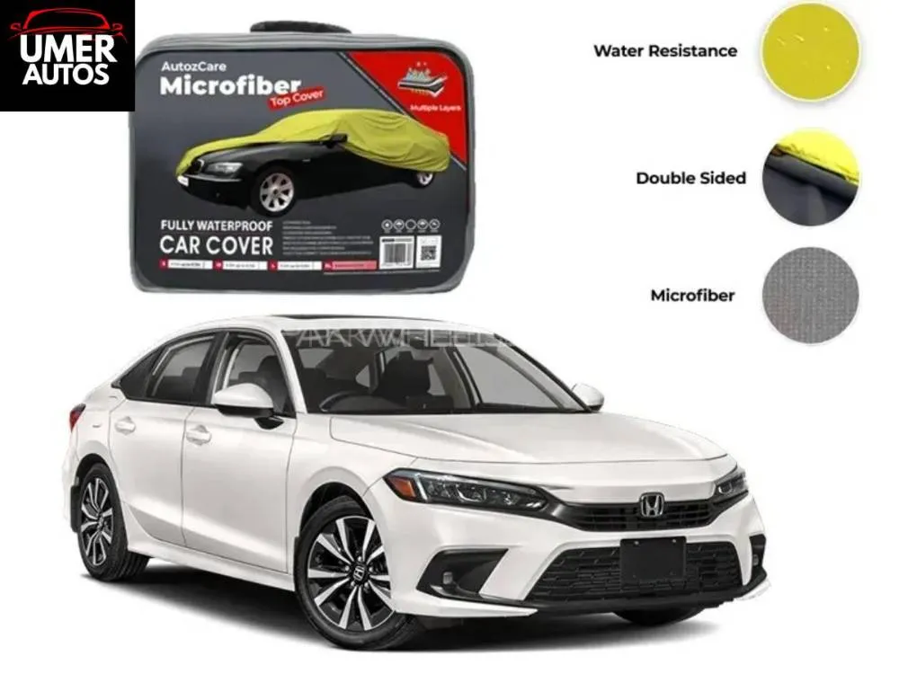 Honda Civic Microfiber Car Top Cover - Model 2022-2025 Image-1