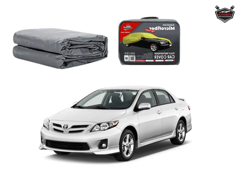 Toyota Corolla 2008-2014 Premium Cotton Fabric Top Cover – Custom Fit, Comfort & Protection Image-1
