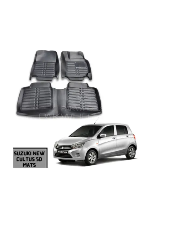 Premium Quality Customized 5D Car Floor Mats for Suzuki New Cultus | Best Quality 5D Car Mats Previo Image-1