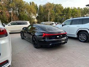 Audi etron GT 
Model: 2022 
Mileage: 4,000 km 
Reg: 2022 khi 

*PPF Coated 
*Black with truffle brown interior
*Front sports pro seats
*Front ventilated seats
*Privacy glass (dark tinted windows) 
*Interior in Nappa leather/Dinamica microfibres
*Perforated leather with honeycomb stitch 
*Bang & Olufsen 3D sound system
*Adaptive air suspension 
*Decorative inserts in Matte Carbon Twill

Calling and visiting hours

Monday to Saturday

11:00 AM to 7:00 PM
