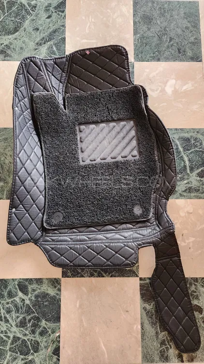 Toyota Corolla Grande X 9D floor mats with grass mats Image-1