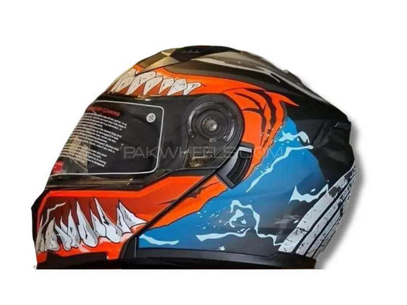 Jiekai Vector Full Face Helmet – Dual Visor | DOT Certified (MEDIUM SIZE) Image-1