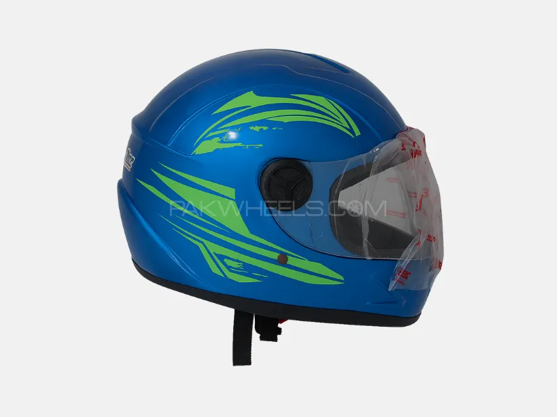 Super Air Full Face Helmet – Glossy Blue  Image-1