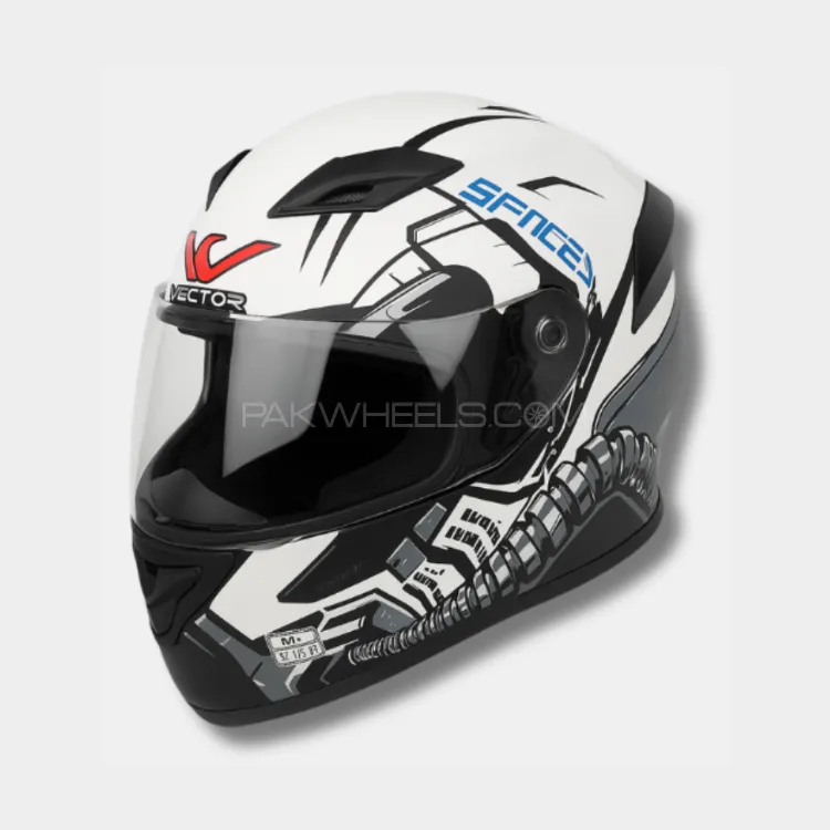 Vector Space Series Full Face Helmet – Futuristic Design | DOT Approved (LARGE SIZE) Image-1