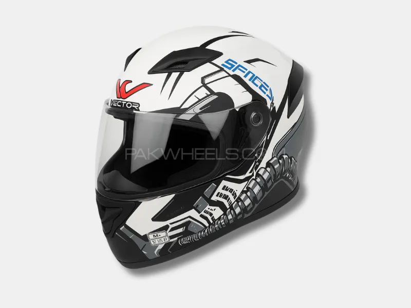Vector Space Series Full Face Helmet – Futuristic Design | DOT Approved (MEDIUM SIZE) Image-1