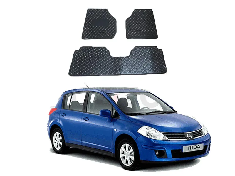 Nissan Tiida 7D Floor Mat ( Flat Style ) - Model 2004-2011 Image-1