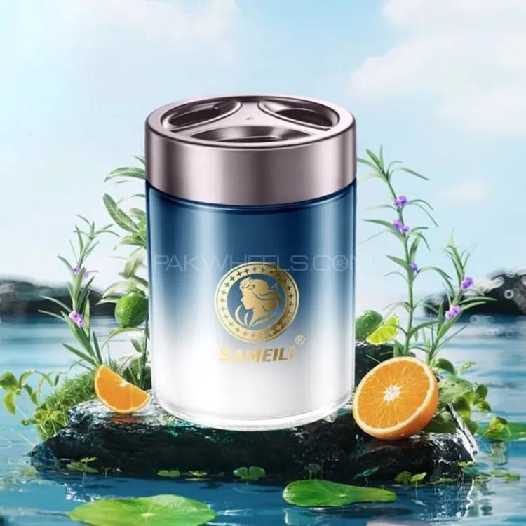 Sameili Premium Quality Black Ice Blue Flavor Air Freshener Gel Long Lasting Fragrance 1 Pc Image-1