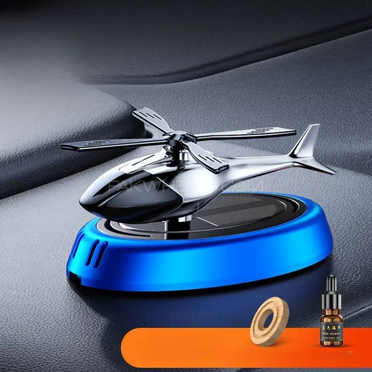 Car Air Freshener Solar Helicopter Car Perfume Deodorant Perfume Auto Aroma Car Gadget Image-1
