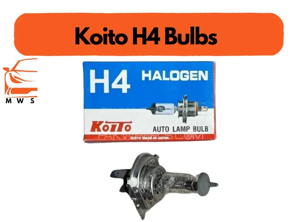 H4 Head Light bulbs Koito Japan Image-1