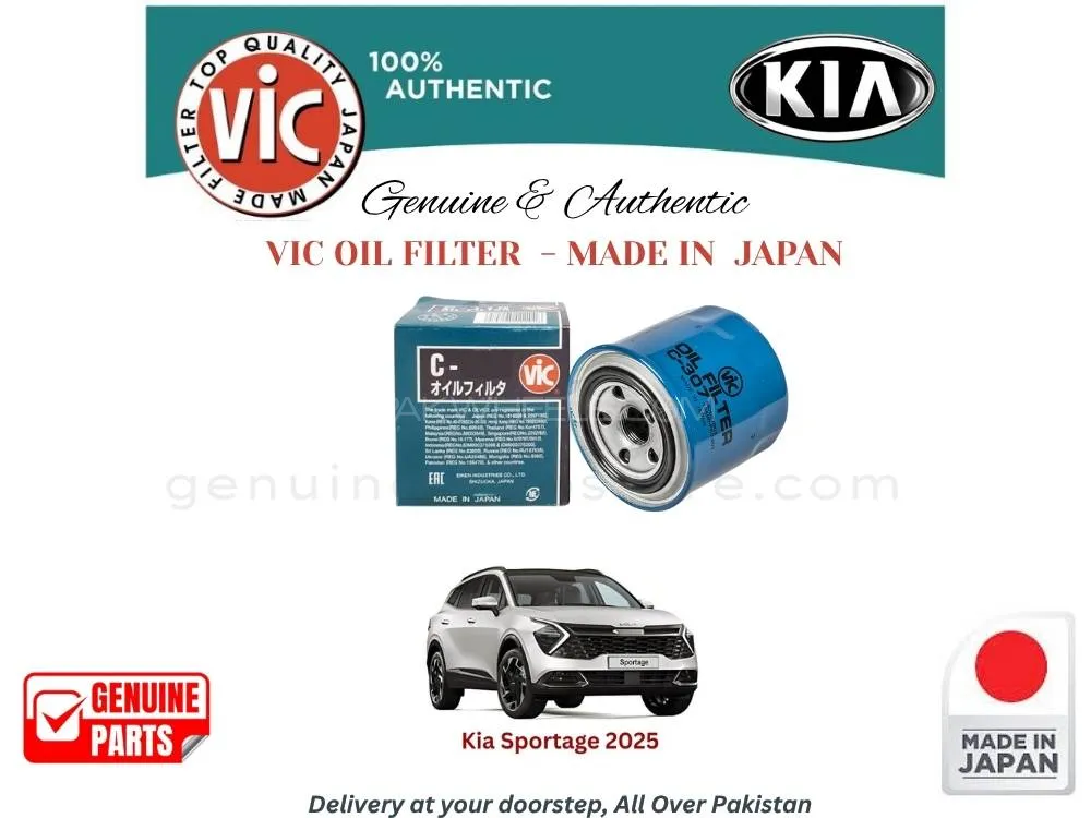 KIA Sportage 2025-2025 VIC OIL FILTER - MADE IN JAPAN Image-1